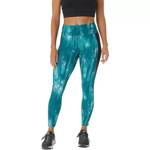 imageASICS Womens Kate 78 Tight Training ApparelTie Dye Velvet PinePerformance Black