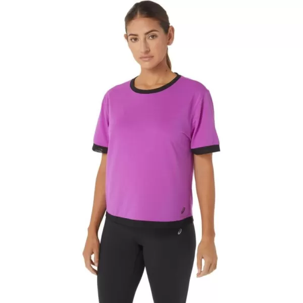 imageASICS Womens Kate MESH Short Sleeve Training ApparelOrchid