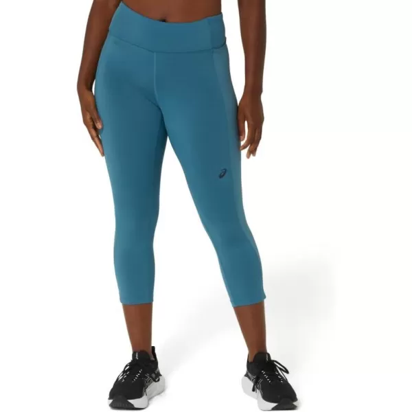 imageASICS Womens Kate Pocket Capri Training ApparelGloomy SeaGloomy Sea Cire