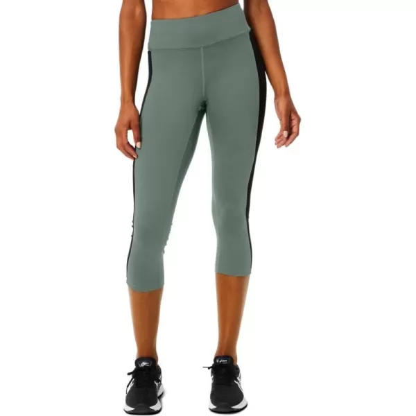imageASICS Womens Kate Pocket Capri Training ApparelIvy
