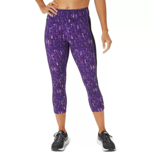 imageASICS Womens Kate Pocket Capri Training ApparelJapan Brushed OrchidPerformance Black