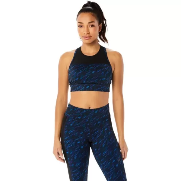imageASICS Womens Kate Strappy BraNight ShadeLake Drive Print