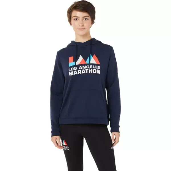 imageASICS Womens LAM Hoodie Running ApparelNavy