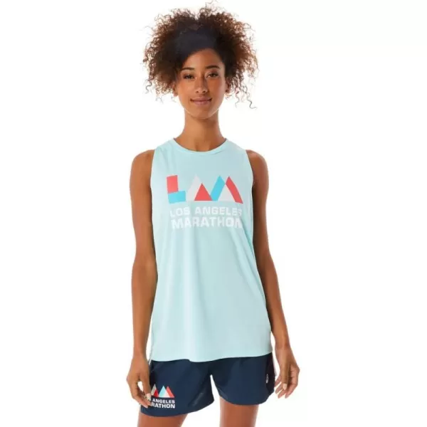 imageASICS Womens LAM RS II Singlet 2 Running ApparelClear Blue