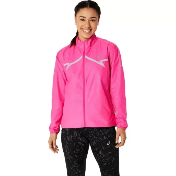 imageASICS Womens LITESHOW JACKET RUNNING ApparelPink Glo