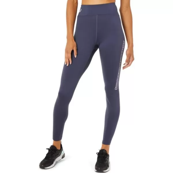 imageASICS Womens Logo Graphic Tight Training ApparelIndigo Fog