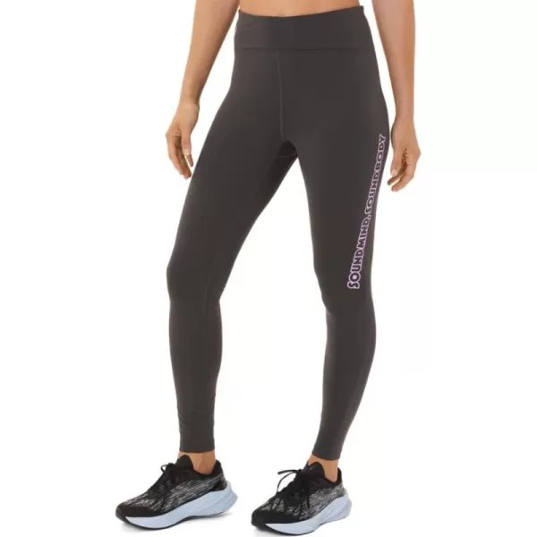 imageASICS Womens Logo Graphic Tight Training ApparelObsidian Grey