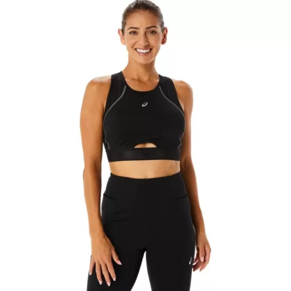 imageASICS Womens MESH Panel Training Bra Training ApparelPerformance Black
