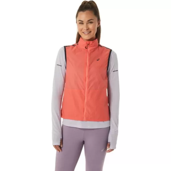 imageASICS Womens METARUN PACKABLE VEST ApparelPapaya