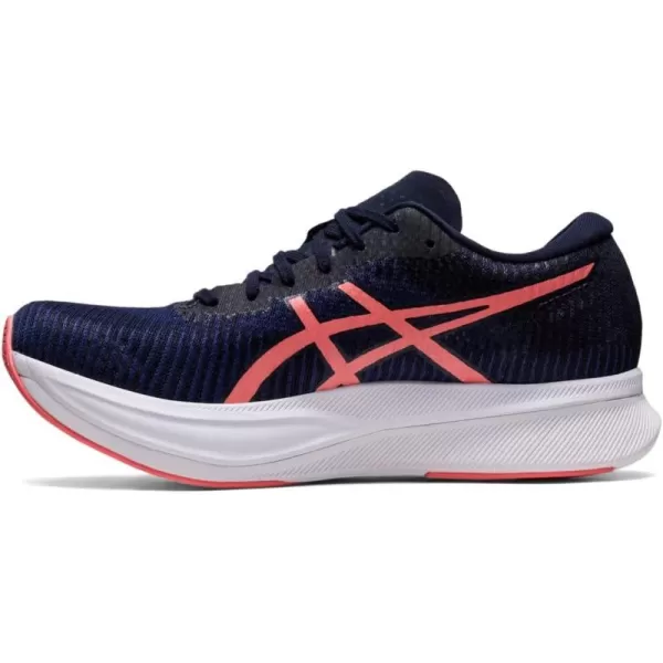 imageASICS Womens Magic Speed 2 Running ShoesIndigo BluePapaya