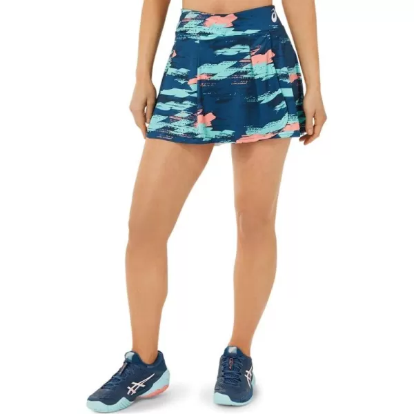 imageASICS Womens Match Graphic Skort Tennis ApparelLight Indigo