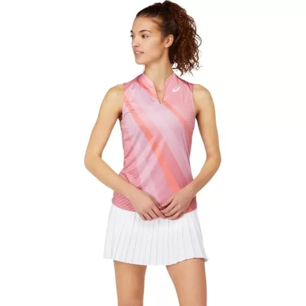 imageASICS Womens Match Womens GPX Tank Tennis ApparelSmokey Rose