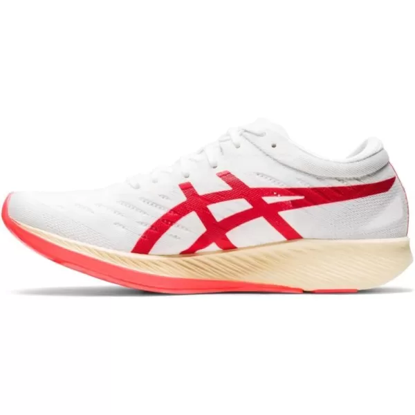imageASICS Womens Metaracer Running ShoesWhiteSunrise Red