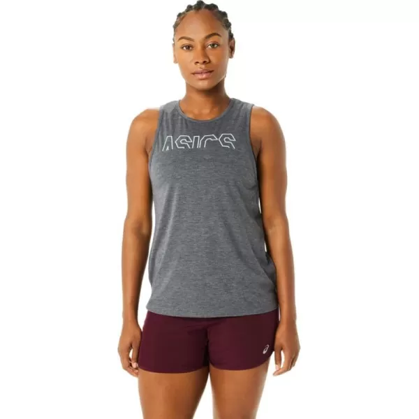 imageASICS Womens Muscle Tank Training ApparelDark Grey HeatherMist