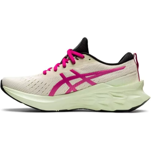 imageASICS Womens NOVABLAST 2 Running ShoeBirchPink Rave