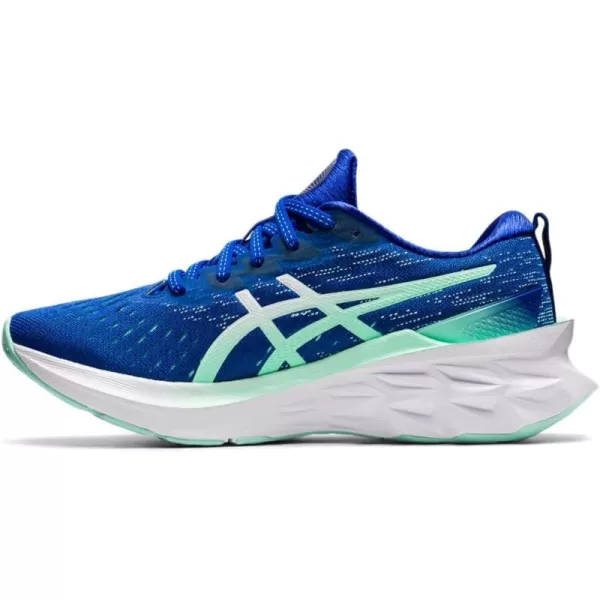 imageASICS Womens NOVABLAST 2 Running ShoeLapis Lazuli BlueWhite