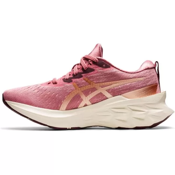 imageASICS Womens NOVABLAST 2 Running ShoeSmokey RosePure Bronze