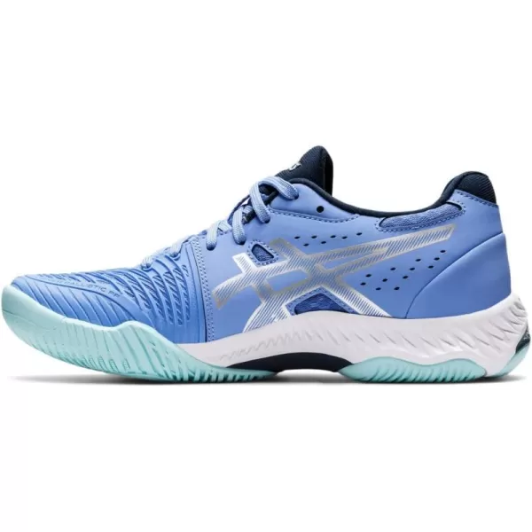 imageASICS Womens Netburner Ballistic FlyteFoam Volleyball ShoesPeriwinkle BluePure Silver