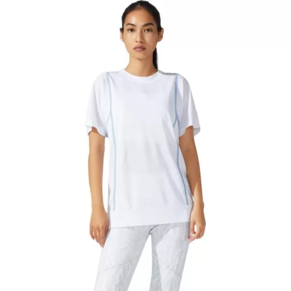 imageASICS Womens New Strong 92 Short Sleeve TOP Tennis ApparelBrilliant WhiteMist