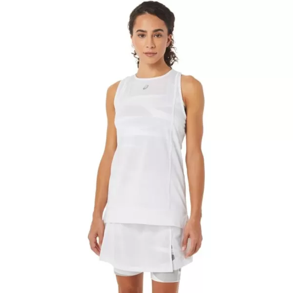 imageASICS Womens New Strong 92 Tank Tennis ApparelBrilliant White