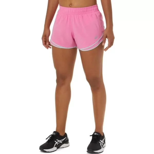 imageASICS Womens PR Lyte 25 Run Short ApparelDragon FruitPiedmont Grey