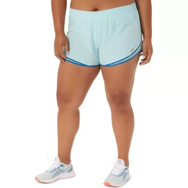 imageASICS Womens PR Lyte 25IN Run Short Running ApparelClear Blue SpacedyeLake Drive