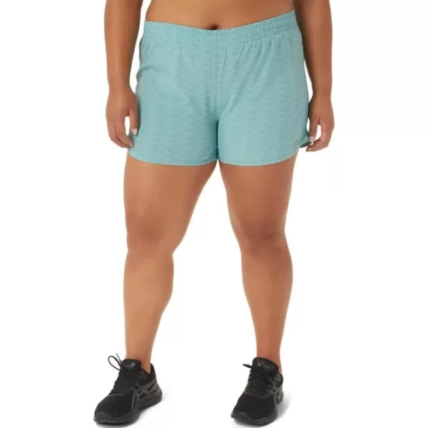 imageASICS Womens PR Lyte 4IN Run Short Running ApparelSage Spacedye