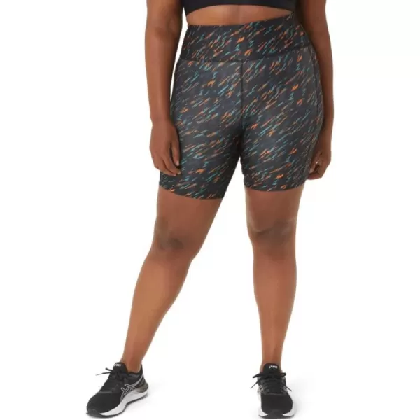 imageASICS Womens PR Lyte 5IN Run Short W PocketsNight ShadeSage Print