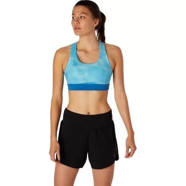 imageASICS Womens PR Lyte Bra Running ApparelAqua Angel PrintReborn Blue