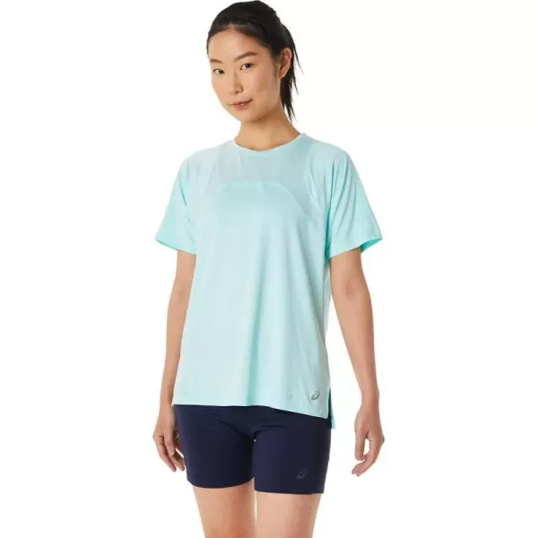 imageASICS Womens PR Lyte Run Short Sleeve ApparelClear Blue