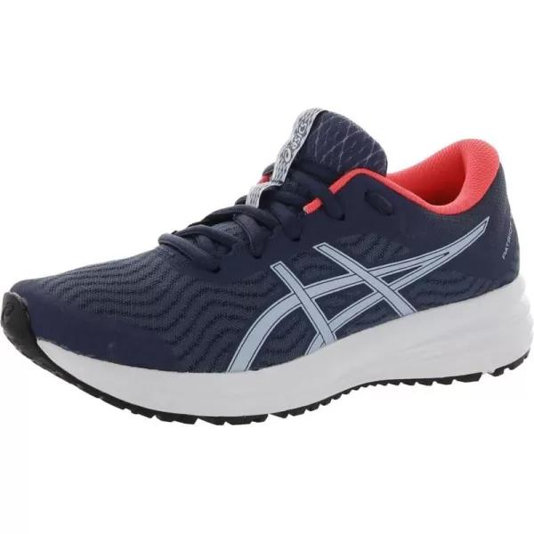 imageASICS Womens Patriot 12 Running ShoesThunder BlueSoft Sky