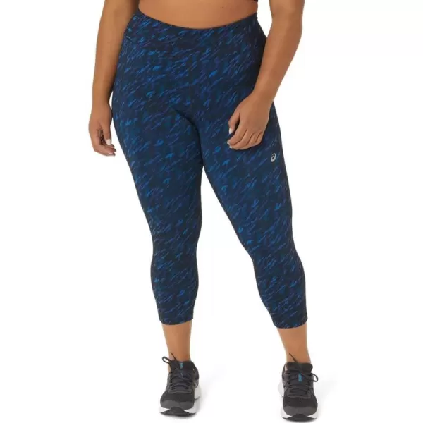 imageASICS Womens Performance Capri ApparelNight ShadeLake Drive Print