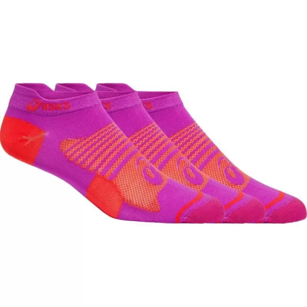 imageASICS Womens Quick LYTE Plus Socks 3 PKOrchidRed Alert