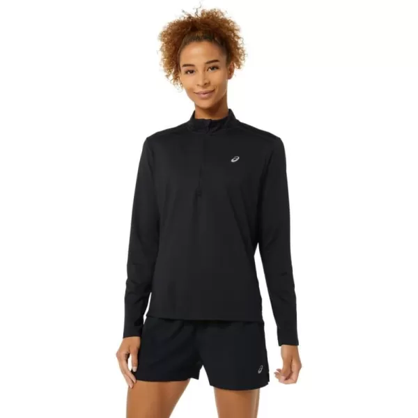imageASICS Womens READYSET HALF ZIP ApparelPerformance Black