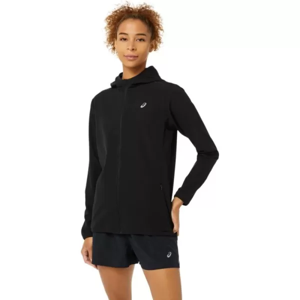 imageASICS Womens READYSET JACKET ApparelPerformance Black