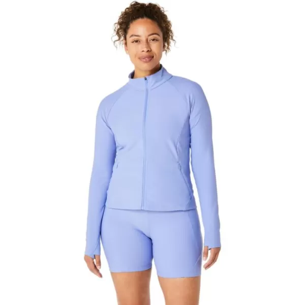 imageASICS Womens RIB JACKET TRAINING ApparelViolet Storm