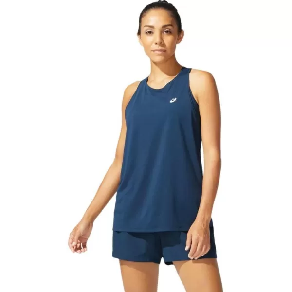 imageASICS Womens Race Sleeveless Top Running ApparelFrench Blue
