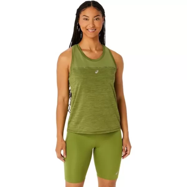 imageASICS Womens Race Tank ApparelCactusMantle Green