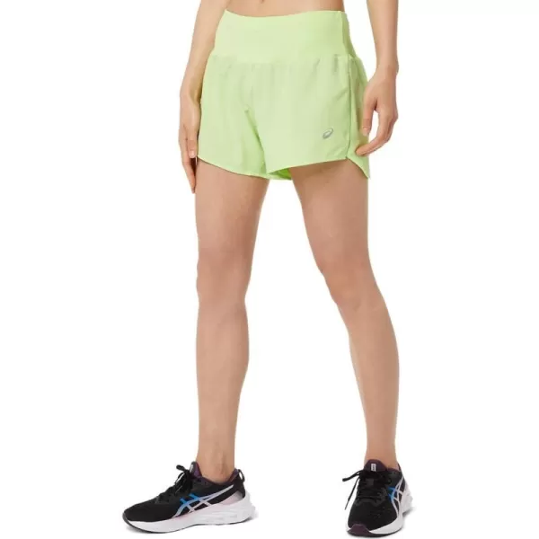 imageASICS Womens Road 35 Short Running ApparelLime Green