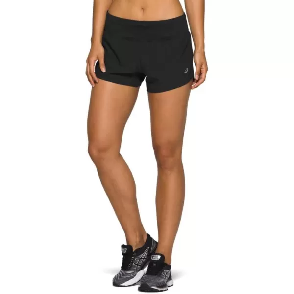 imageASICS Womens Road 35IN Short Running ApparelPerformance Black