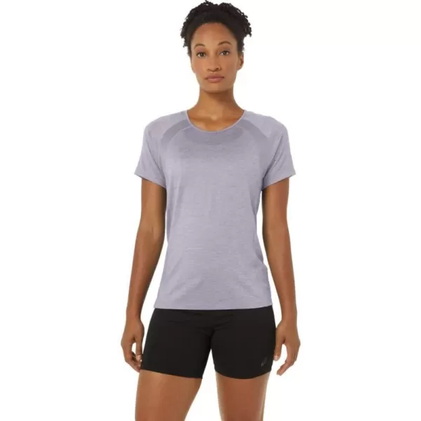 imageASICS Womens Short Sleeve PR Lyte TOP ApparelDusk Violet