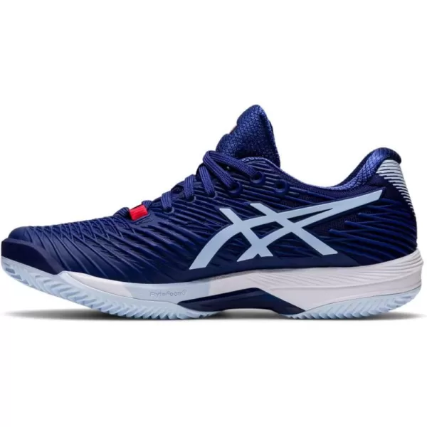 imageASICS Womens Solution Speed FlyteFoam 2 Clay Tennis ShoesDive BlueSoft Sky
