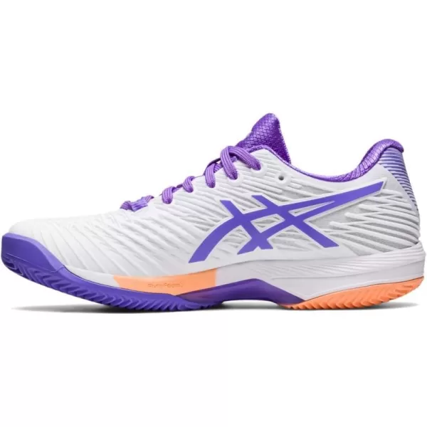 imageASICS Womens Solution Speed FlyteFoam 2 Clay Tennis ShoesWhiteAmethyst