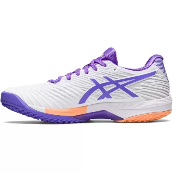 imageASICS Womens Solution Speed FlyteFoam 2 OC Tennis ShoesWhiteAmethyst