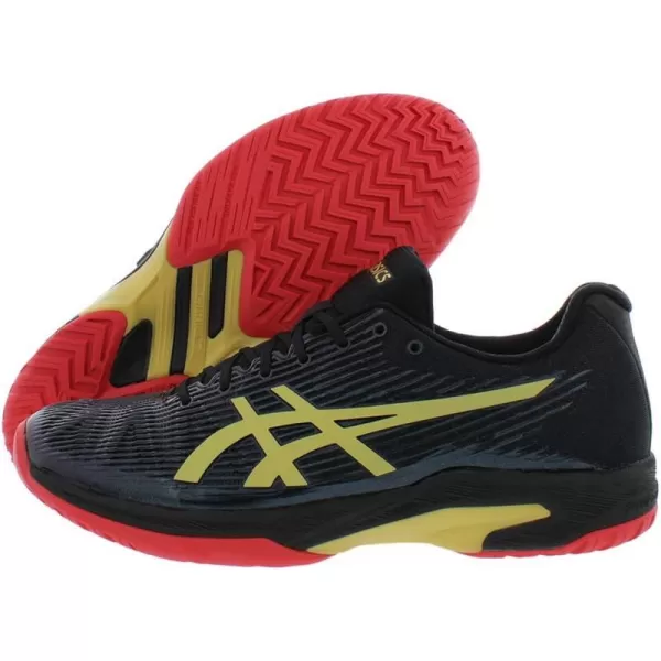imageASICS Womens Solution Speed FlyteFoam Tennis ShoesBlackRich Gold