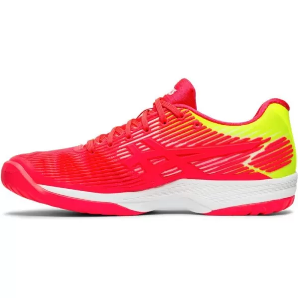 imageASICS Womens Solution Speed FlyteFoam Tennis ShoesLaser PinkWhite