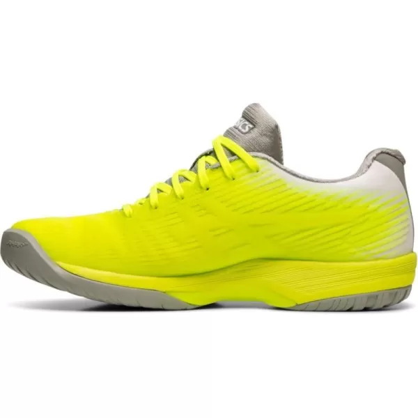 imageASICS Womens Solution Speed FlyteFoam Tennis ShoesSafety YellowWhite