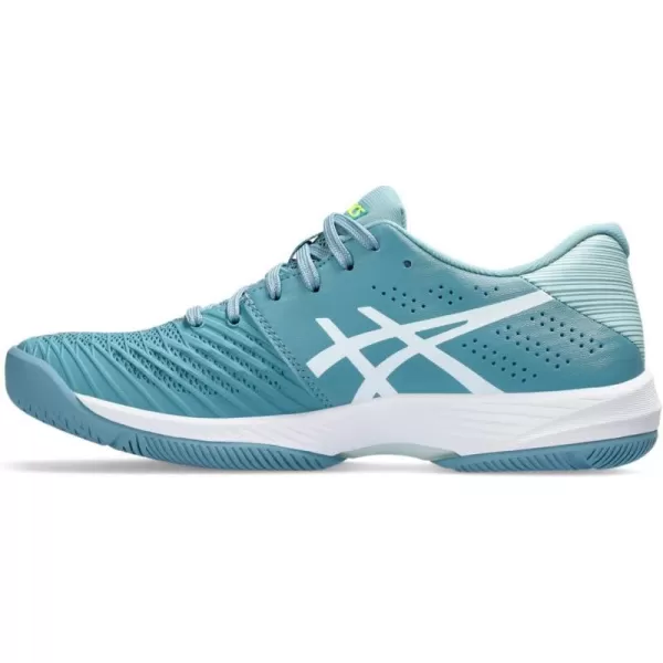 imageASICS Womens Solution Swift FlyteFoam Tennis ShoesGris BlueWhite
