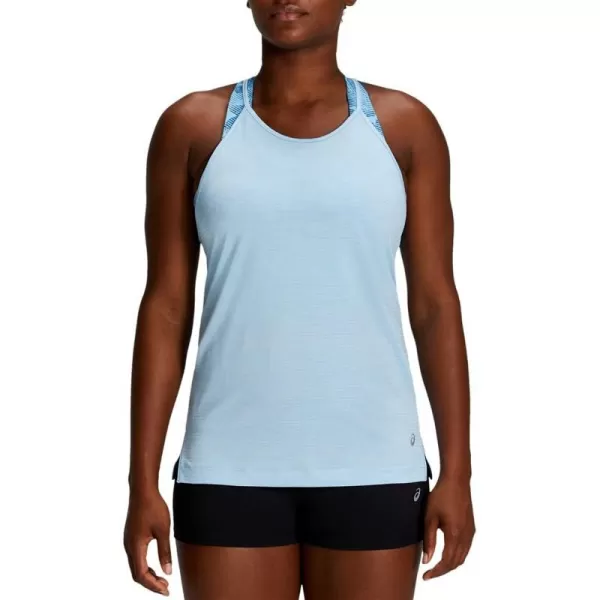 imageASICS Womens Strappy Tank Training ApparelArctic Sky Spacedye