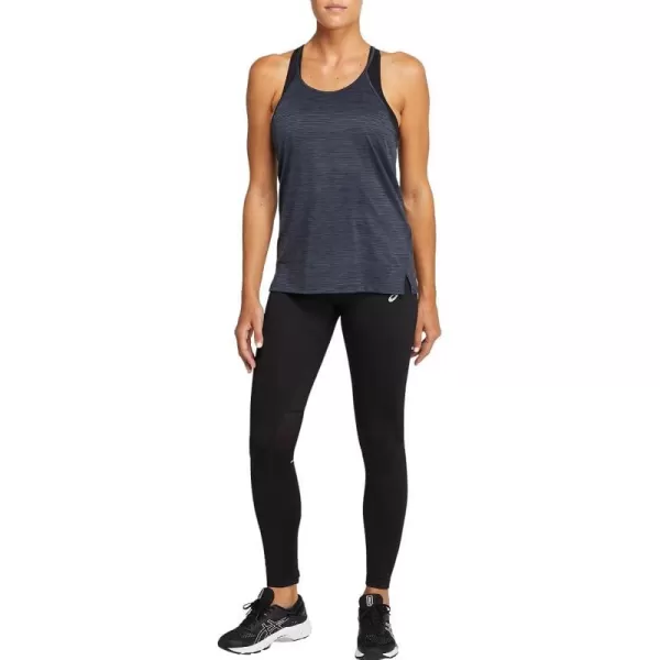 imageASICS Womens Strappy Tank Training ApparelPerformance Black Spacedye